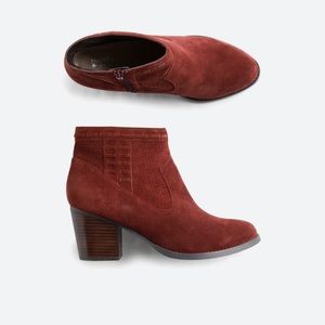 Caia Heeled Suede Booties by Market & Spruce